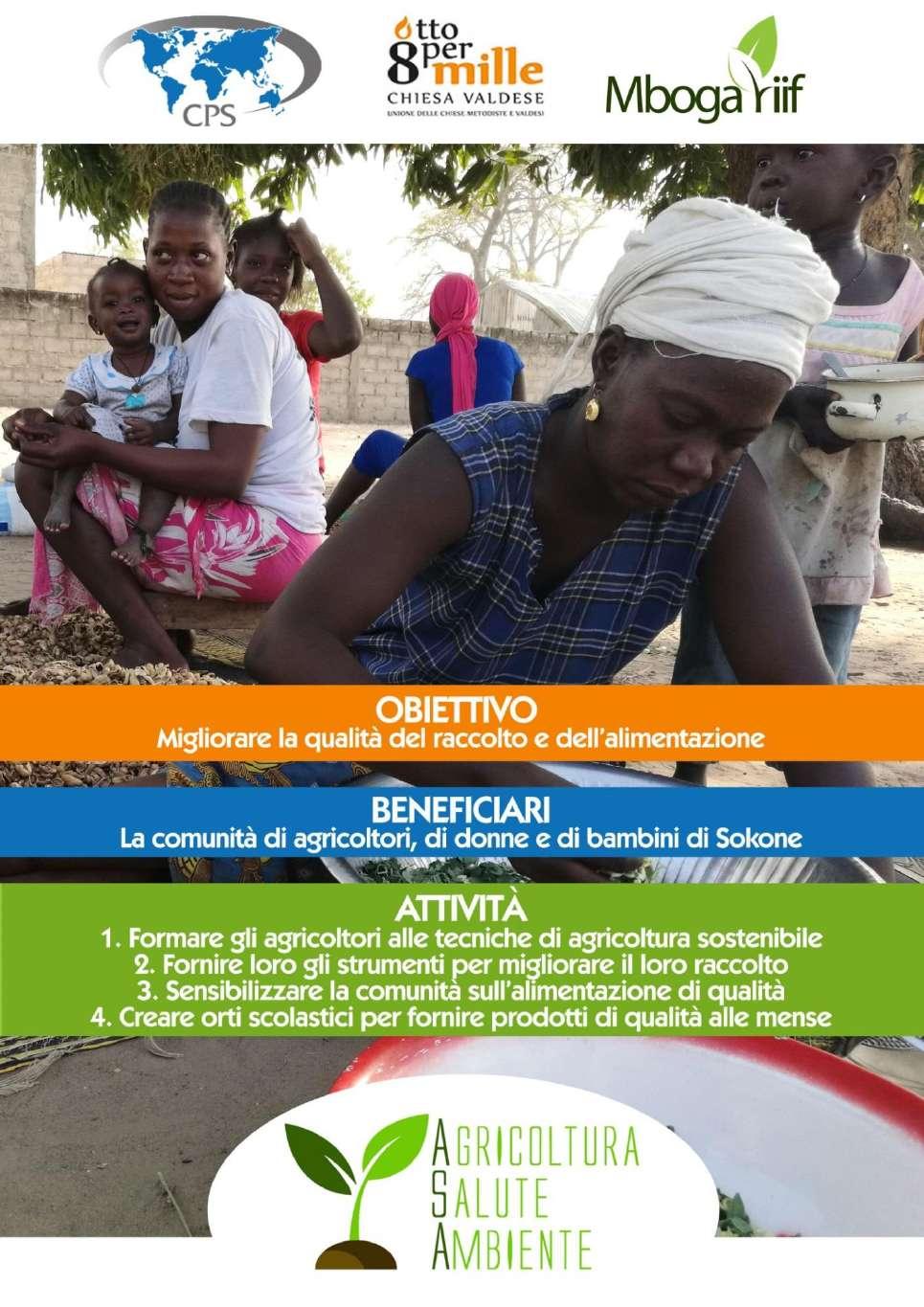 1 PROGETTO ASA AGRICOLTURA, SALUTE, AMBIENTE Sokone Senegal n.