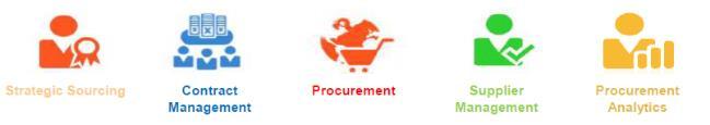 Focus Procurement: piena copertura dei processi La nostra proposta, basata sulle Oracle Cloud Applications, può essere