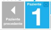 Le informazioni inserite si riferiranno al paziente per cui ha indicato i dati anagrafici fino a quando non sceglierà l opzione Nuovo Paziente.