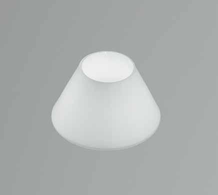 Falco tipologia sospensione, plafoniera colore bianco latte liscio type pendant light, ceiling lamp BLL codice misure CE UL codice misure CE UL LC615-015 L19xH15 1