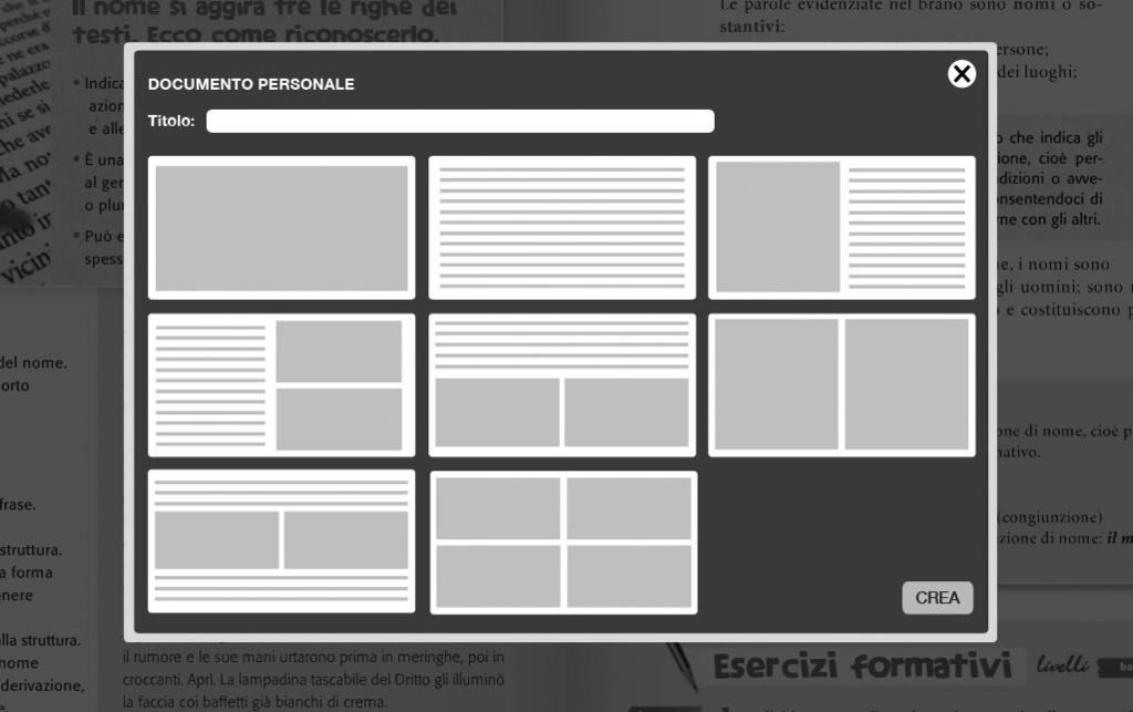 CREA E CONDIVIDI IL TUO DOCUMENTO M.I.O. BOOK, sullo stile di PowerPoint, crea documenti contenenti testo, immagini e web-link.