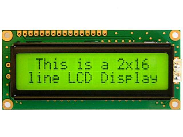 Display LCD Display alfanumerico,