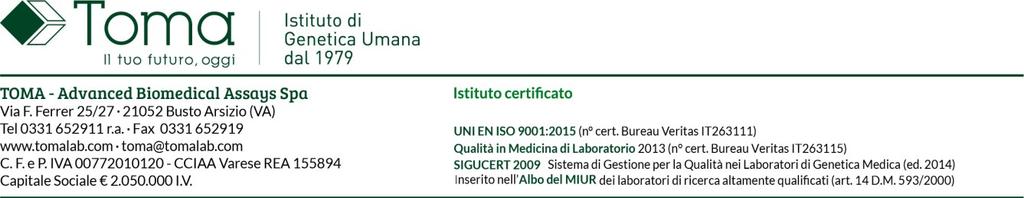 CHECKLIST PER CONSULENZA PRETEST HARMONY ANAMNESI DELLA COPPIA E DELLA GESTANTE La coppia: - ha avuto precedenti aborti o figli/feti con anomalie cromosomiche o malformati (anche con altri partner)?