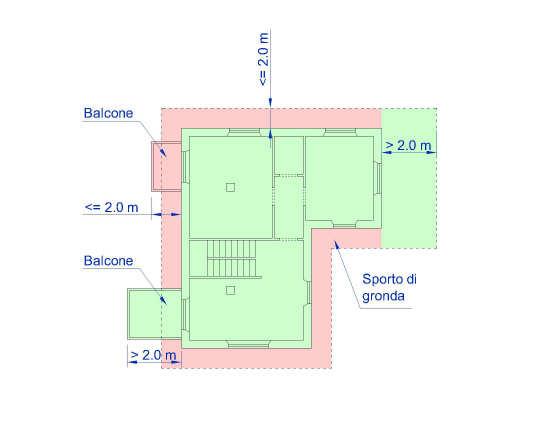 e) le scale di sicurezza, comunque configurate, poste all esterno dell involucro edilizio, purché adibite esclusivamente a tale funzione; f) i volumi tecnici realizzati in tutto o in parte fuori