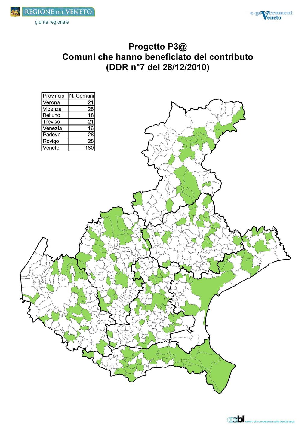 Comuni finanziati (Centri attivati) Composizione % rispetto alla Provincia 21 (21) 28 (29) 18 (18) 21 (21) 16 (19) 28 (31)