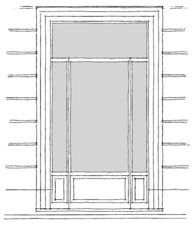 in legno a due ante #6 Esempio