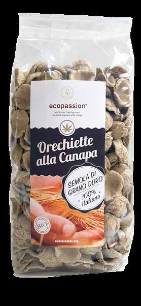 alternativa sana alla pasta classica! impreziosita con farina di semi di canapa.