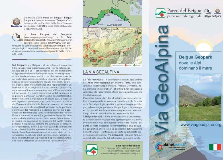 Depliant Itinerario geologico -