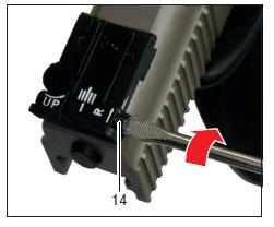 Calibro.22 lr Capacità caricatore: 10 colpi 3.3.2.Mire 3.3.2.1.Mirino La pistola Xesse è dotata di mirino fisso, largo 3,5 mm.