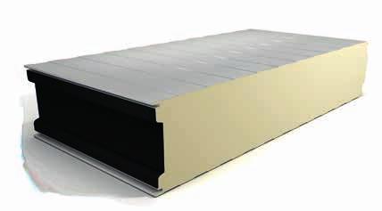 Metallische, selbst-tragende Isolierungspaneele für Einrichtung in Kühlzellen, Verbindungstunneln, Tieftemperatur- Lagern.