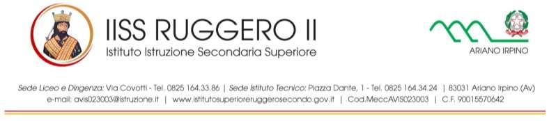 Prot. n. Ariano Irpino 27/11/2018 Albo Pretorio Sede AVVISO INTERNO PER LA SELEZIONE DI QUATTRO DOCENTI TUTOR Competenze di cittadinanza globale 10.2.5A-FSEPON-CA-2018-879 Azioni volte allo sviluppo delle competenze trasversali IL DIRIGENTE SCOLASTICO VISTO VISTO VISTO il Decreto Legislativo 30 marzo 2001, n.