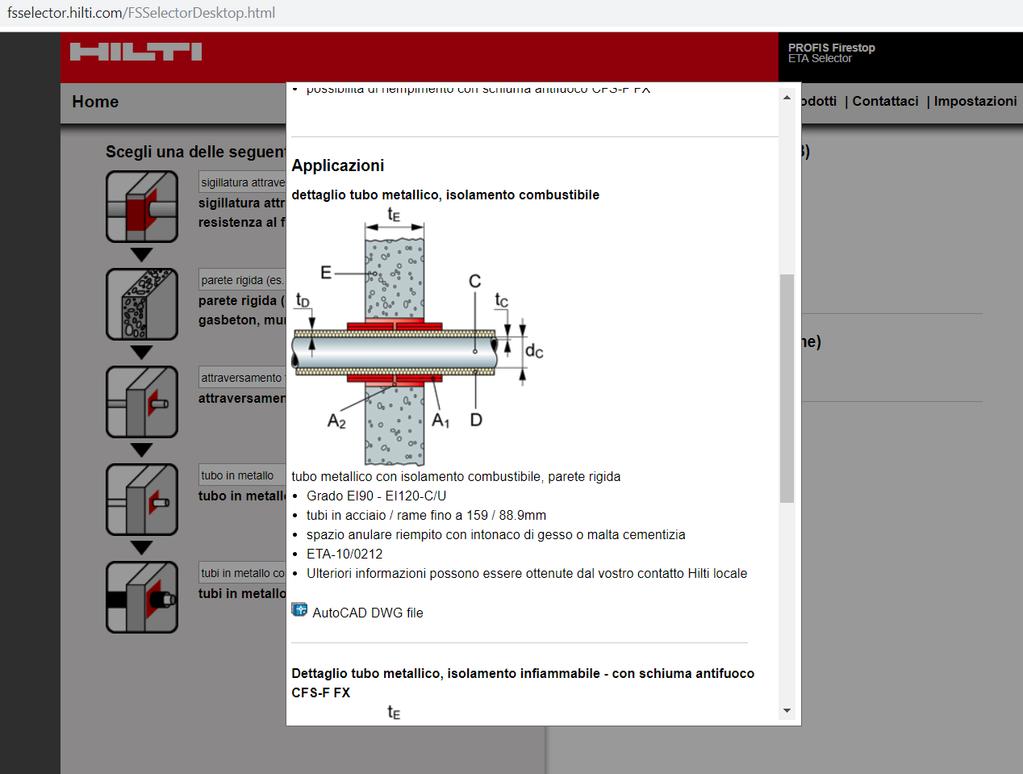 DETTAGLIO APPLICAZIONE LINK PER