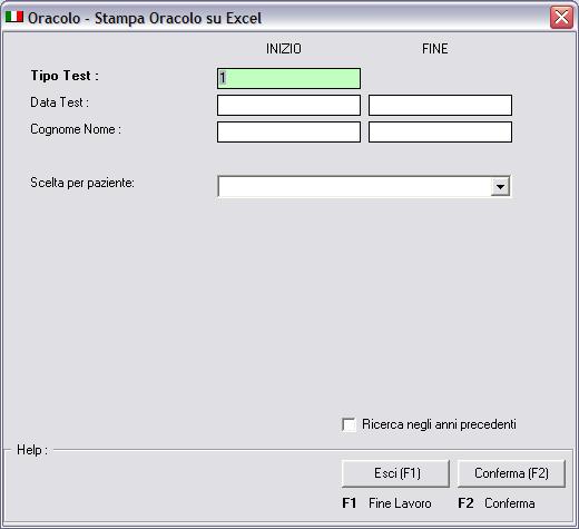 L input delle risposte e stato studiato per essere semplice e veloce.