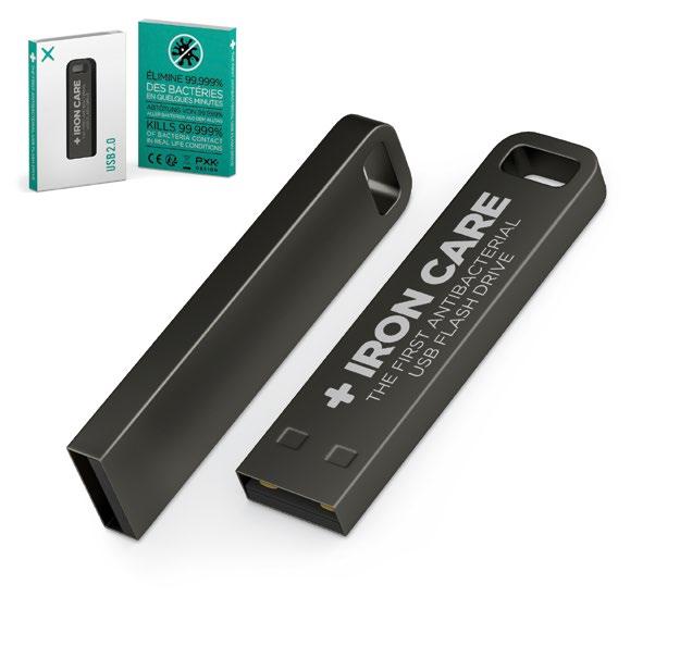 Chiavi usb pubblicitarie IRON CARE PXK design vi propone la prima chiavetta USB antibatterica!