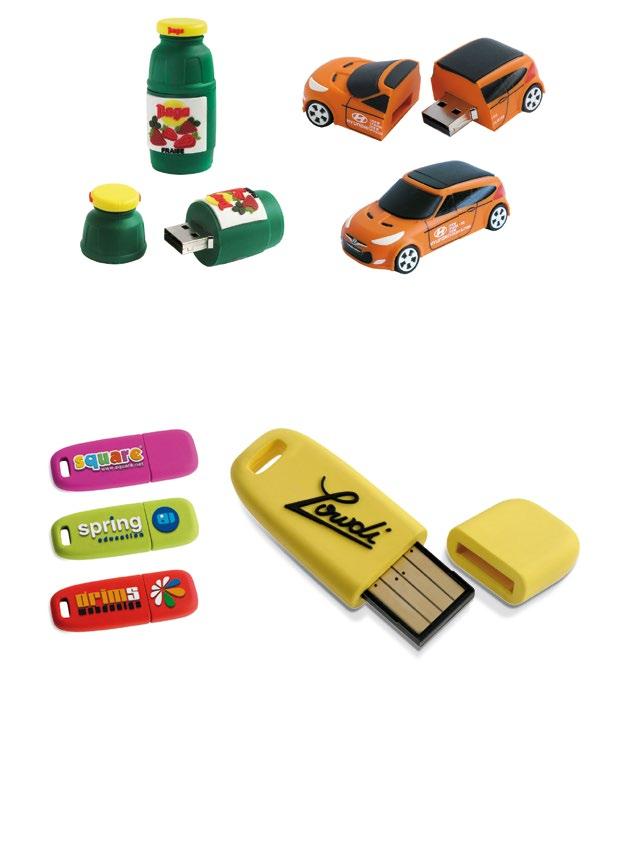Chiavi usb pubblicitarie Su Misura 2D/3D La propria comunicazione su una chiavetta USB in 2D/3D!