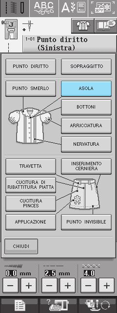 SELEZIONE DI PUNTI UTILI Esempio: Visulizzzione di informzioni sul soprggitto # Leggere