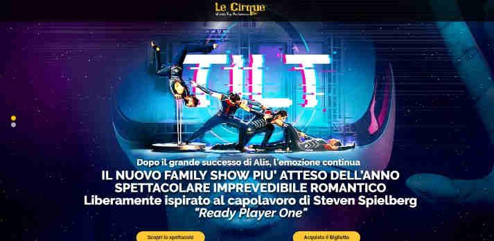 Tilt, emozione entusiasmo meraviglia con nouveau cirque 22 Maggio 2019 Nuova produzione 2019 di Le Cirque World s Top dopo Alis E Tilt la nuova occasione per entusiasmarsi, meravigliarsi, credere