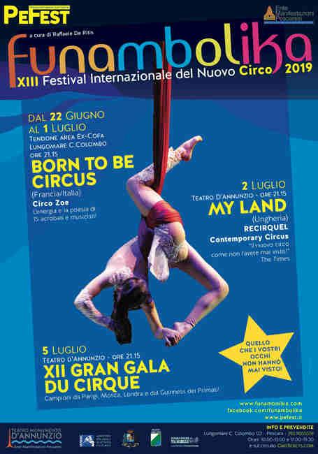FUNAMBOLIKA 2019: QUANDO, PROGRAMMA, BIGLIETTI 25 Maggio 2019 6 Dal 22 giugno al 5 luglio torna il Festival internazionale del nuovo circo per trasportare il pubblico tra sogno e novità.