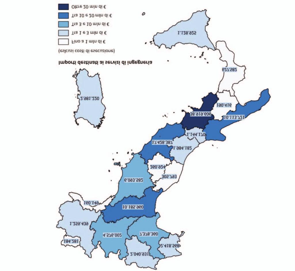 IMPORTO A BASE D ASTA PER I SERVIZI DI INGEGNERIA* * sono esclusi gli importi destinati all esecuzione dei lavori e quelli dei bandi per servizi ICT ed altri servizi e consulenze Con la pubblicazione