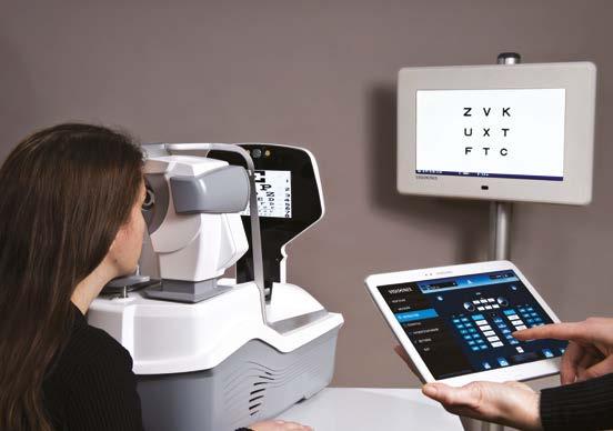 Un nuovo concetto di Refrazione Eye Refract è supportato da un doppio Aberrometro che utilizza una tecnologia unica ed innovativa, che consente una misurazione refrattiva su entrambi gli occhi