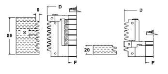 529 Teste per giunzioni regolabile Adjustable joints cutterhead Teste portacoltelli per giunzioni regolabili