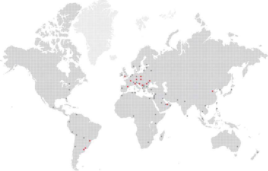 Scame nel mondo Italy Parre (Bergamo) France Sainte Marie Sur Ouche (Dijon) United Kingdom Tewkesbury (Gloucestershire) Spain Sant Cugat del Vallès (Barcelona) Romania Timisoara U.A.E.