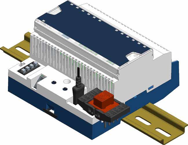 Tecnologia terminale I terminali a molla innestabili consentono il cablaggio con fili rigidi o flessibili con diametro