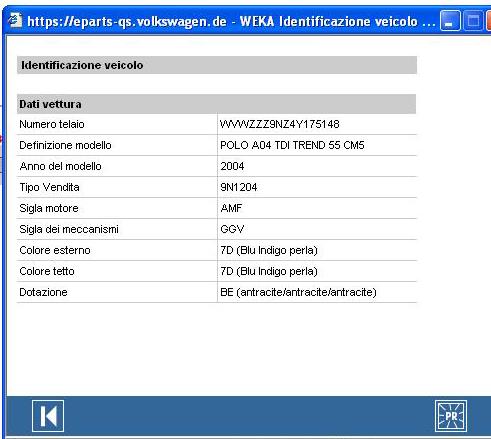 Approfondimenti Scheda identificazione veicolo Per conoscere i Dati della Vettura