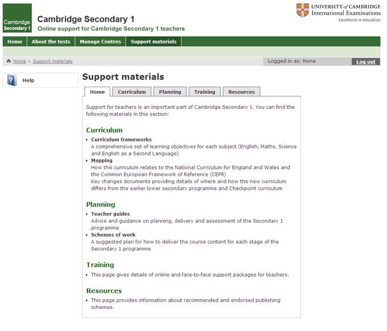 - Support Secondary 1 website Helps teachers plan Resources suit different teaching methods
