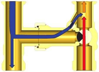 Curva caratteristica della valvola a 3 vie per DN 20 e DN 32 Utilizzo per Pumpfix Mix DN 25 Il gruppo di rilancio Herz Pumpfix Mix viene usato in impianti di riscaldamento e raffreddamento.