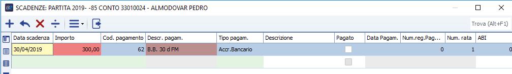 2 Contabilità Generale 1 Gestione giornaliera 1 Gestione Prima Nota Cliccare su Nuovo, nella finestra Nuova registrazione prima nota digitare la data di registrazione dell autofattura (Es: 20/03/19)