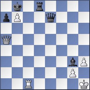 Un esempio di promozione minore in attacco si ha in questo studio di Emanuel Lasker: Prima il ianco adesca la Torre nera in c8: 1.Tc8+!