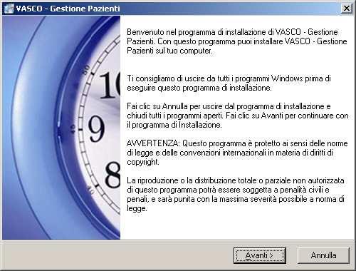 INSTALLAZIONE DEL SOFTWARE IMPORTANTE: LA LICENZA D USO INIZIALE PREVEDE 60 GIORNI DI FUNZIONAMENTO COMPLETO; PER PROLUNGARE LA LICENZA D USO E NECESSARIO INVIARE UNA MAIL A info@geasoluzioni.