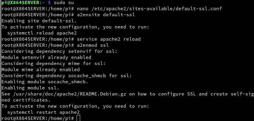 nostra istanza di Apache dovrebbe essere accessibile anche in modalità SSL. Ovviamente il browser ci restituirà un messaggio terrificante!