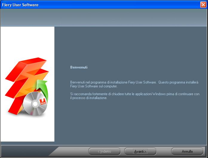 INSTALLAZIONE DEL SOFTWARE UTENTE 10 Installazione del software utente su un computer Windows L installazione del software utente su un computer Windows viene effettuata mediante il programma di