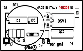 ITALIAN TECHNOLOGY grifo VERSIONE SCHEDA Il presente manuale è riferito all'accoppiata GMB HR84 revisione 220503 con installato a bordo un Mini Modulo grifo CAN GM1 revisione 140202.