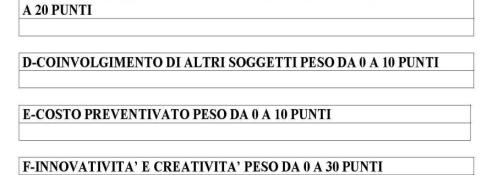 Percentuale coinvolgimento studenti (Peso: da 0 a 20 punti) C.