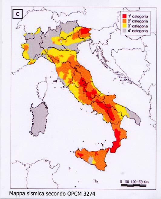 4. CLASSIFICAZIONE SISMICA Il Comune di Torre Santa Maria (SO) rientra, secondo la mappatura di cui alla O.P.C.M. 3274, in categoria 4 per la quale deve considerarsi un valore di accelerazione ag pari a 0,05.