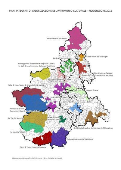 I PIANI DI VALORIZZAZIONE TERRITORIALE (PDV) DELLA REGIONE PIPIEMONTE reti culturali locali basate su un progesso di aggregazione delle organizzazioni locali di costruzione di programmi strategici