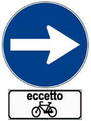 Molte strade esistenti hanno caratteristiche geometriche che non consentono la realizzazione di percorsi ciclabili separati dal traffico.