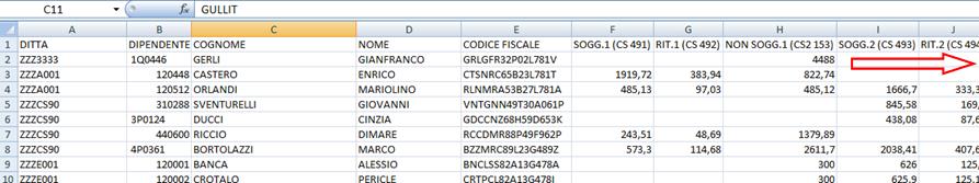 viceversa. A cura Utente il corretto inserimento dei dati.