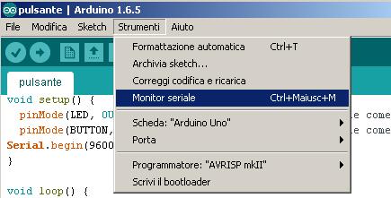 esempio Serial.print("val="); Serial.