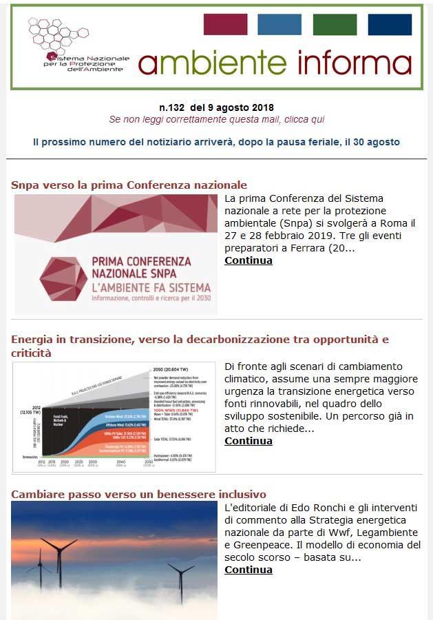 lavoro SNPA; favorire l'integrazione delle attività di comunicazione delle agenzie; far conoscere l attività