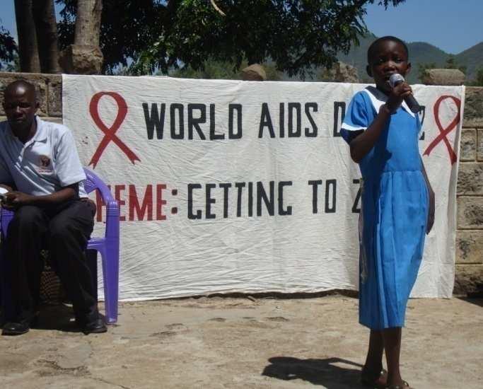 L evento viene celebrato ogni anno al centro per dimostrare solidarietà a questi bambini affetti o infetti da HIV/AIDS.