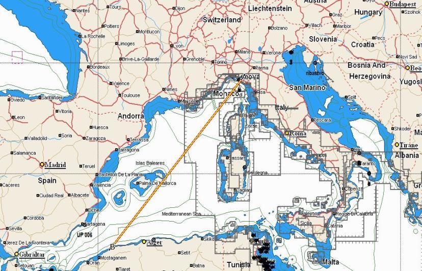 media di 39 metri Esposizione completa dai