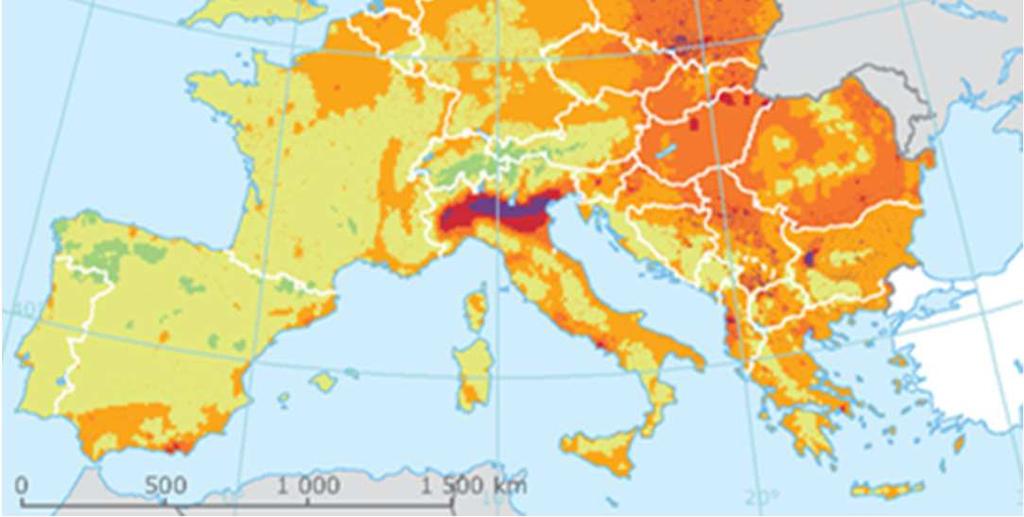 000 solo nel nord Italia 520.000morti premature da inquinamento in Europa, 84.