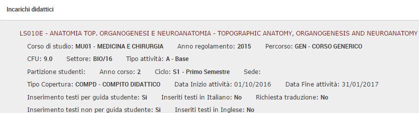 insegnamento nel suo complesso, concordandoli con gli altri docenti.