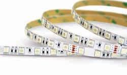 STRIP LED 5050 14,4 W/mt 100 mm RGB Dati Tecnici Comuni Dimensioni (mm) 5000x10 Sezione di Taglio (mm) 100 Input Voltage (V) PCB 10 mm Consumo Energetico (kwh/1000h) 80 Durata (ore) 30.