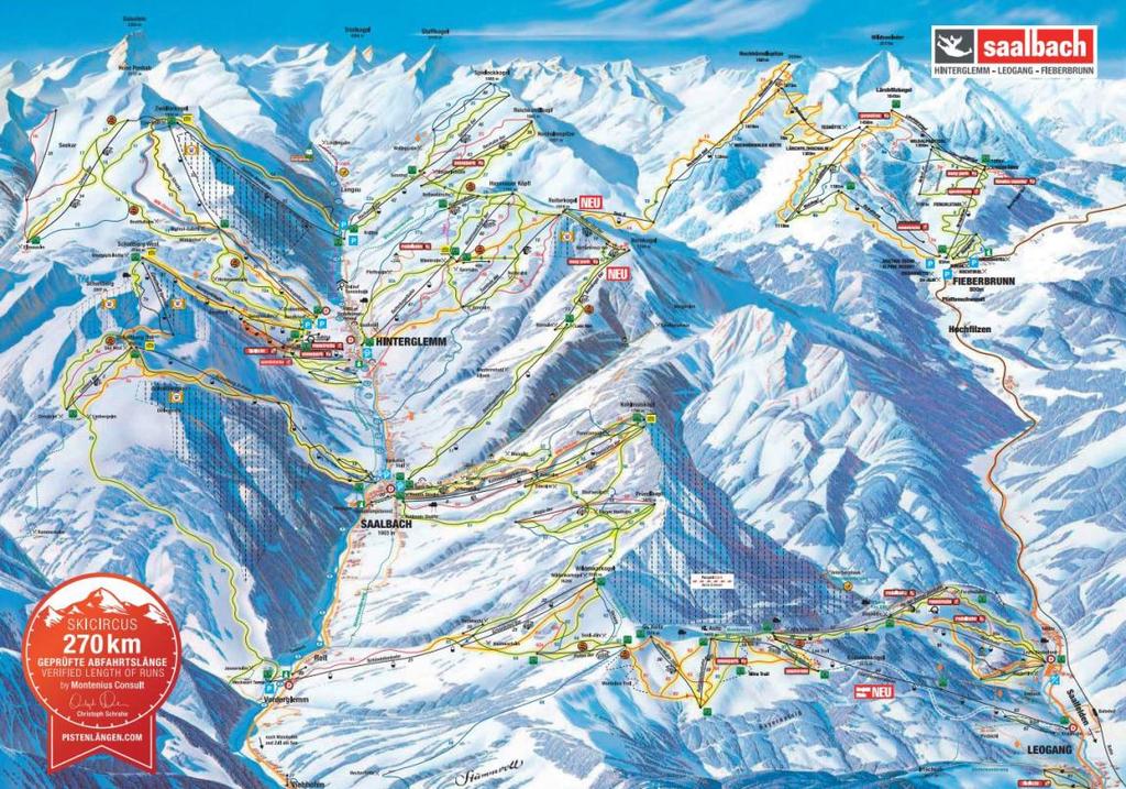 Ski map