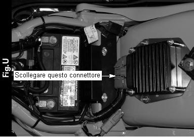 Verificare che il cablaggio della luce posteriore e del PCIII non interferiscano con il posizionamento della sella.